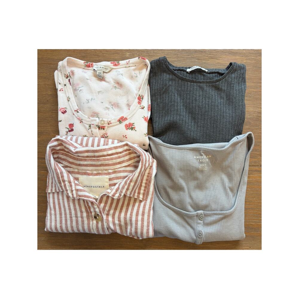 Women’s Tops Bundle Zara Lucky Brand American Eagle Medium Y2K Casual Lot